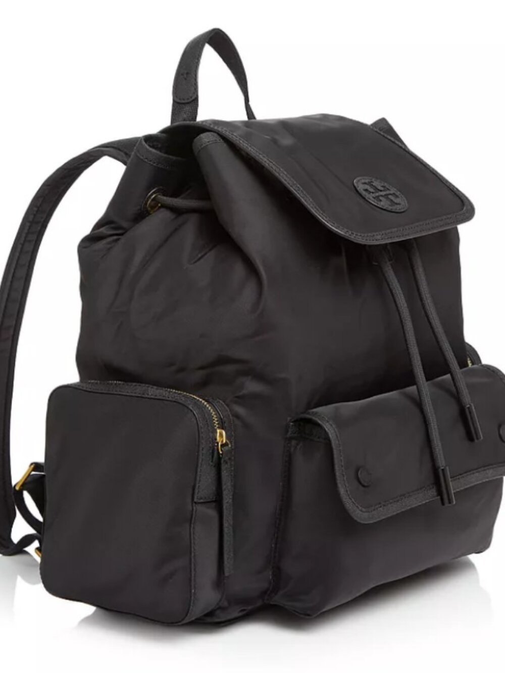 Tory Burch Scout Nylon Backpack Black - Picture 2 of 6